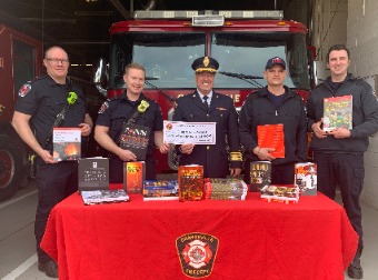 Orangeville firefighters display support for Project Assist training program